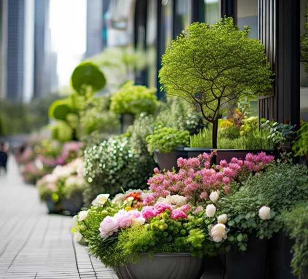 福州绿意盎然的盆景花卉，演绎都市自然风情,福州鲜花盆景，绿意盎然的都市风情,鲜花盆景,第1张