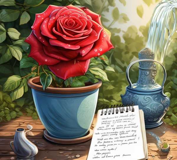 揭秘养玫瑰花的换水秘诀，掌握换水频率，让花朵娇艳绽放,养玫瑰花的水换水频率全解析，保持花朵娇艳的秘密,养护,玫瑰,第1张
