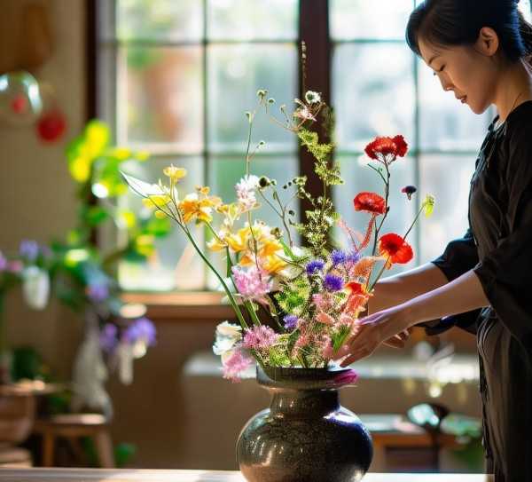 插花入门，轻松学会优雅插花技巧,茉莉花插花艺术，教你如何优雅地插一束茉莉花,生机,插花艺术,第1张