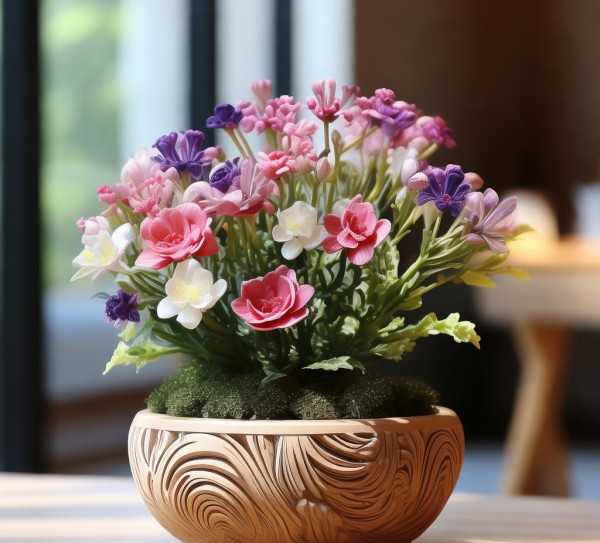 家居艺术新宠，最可塑木本鲜花盆景赏析,最可塑的木本鲜花盆景，打造家居艺术新宠,养护,鲜花盆景,第1张