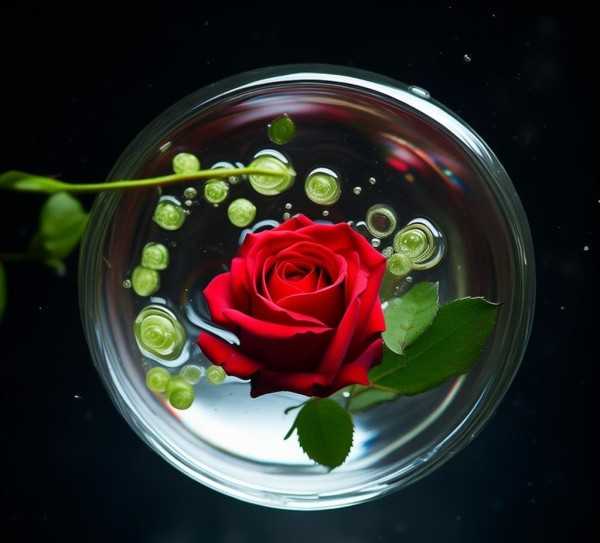 玫瑰花芽苗生长揭秘，泡水发芽的秘密时间表,玫瑰花泡水里出芽，揭秘芽苗生长的秘密与时间表,养护,玫瑰,生机,第1张