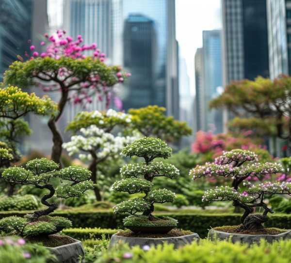 都市盆景，繁华中的诗意盎然,上海盆景艺术，绽放于都市的鲜花之景,生机,鲜花盆景,第1张