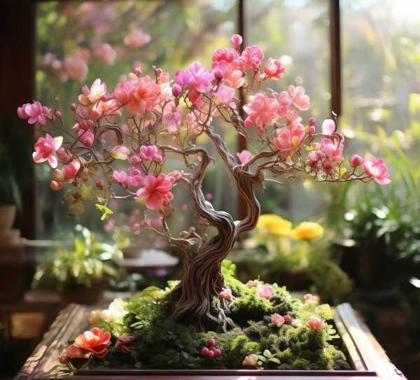盆景园艺艺术，鲜花盛放的巅峰之作,鲜花盆景，园艺艺术的巅峰之作,生机,鲜花盆景,生长习性,第1张