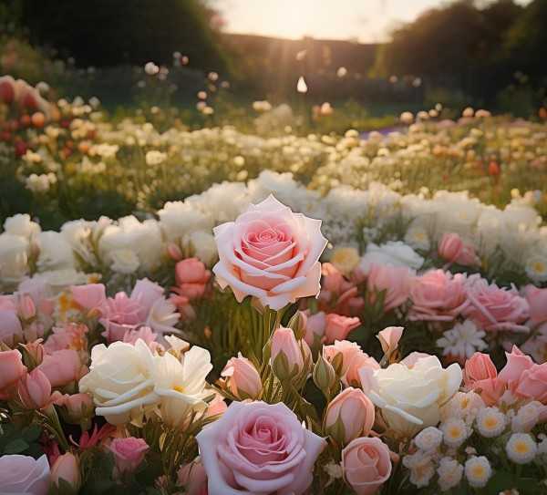 花语永恒，纯净爱情的永恒象征,百合花，纯净之爱，永恒的象征,纯洁,花语,第1张
